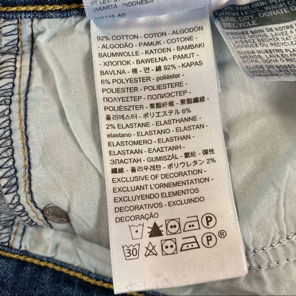 Levi’s 721 High Rise Destroyed Manic Monday Jeans | 27 - Picture 9 of 11